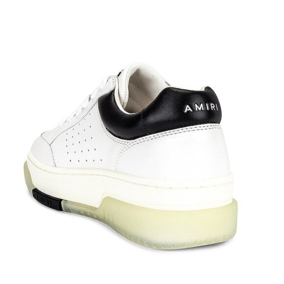 NWT Men's Amiri Stadium Low in White & Black size 43 / US 9 - Picture 4 of 11